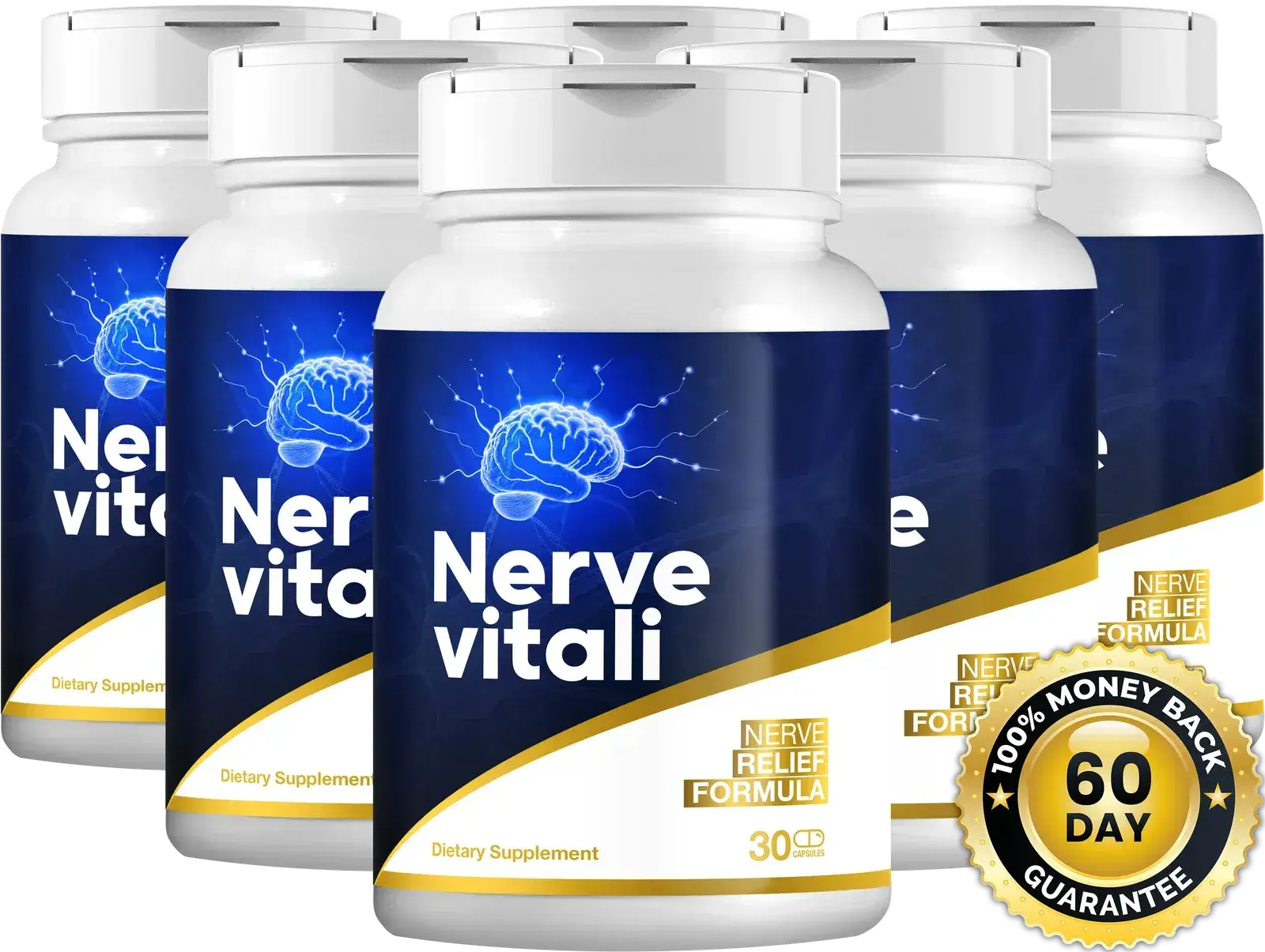 NerveVitali 6 Bottle 180 Day Supply Best Value